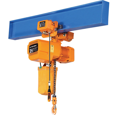 Grua de corrente elétrica de controle remoto 220v 10 Ton With Trolley