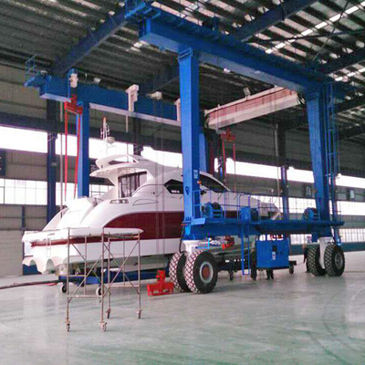 Customizado All Tons Travel Lift Crane 30m para manutenção de barcos e iates 380V