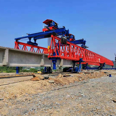 Carga pesada 150 Ton Bridge Girder Launcher Crane para a estrada de ferro da estrada
