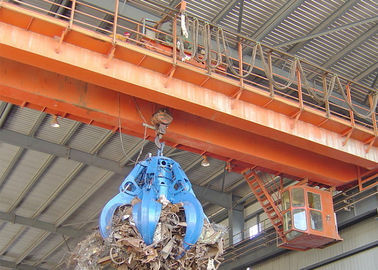 Guindaste de ponte Waste hidráulico modelo do feixe do dobro da garra de QZ de 35 toneladas