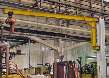 2T Jib Crane fixado na parede, grua de corda pequena do fio de Jib Arm Crane With Electric