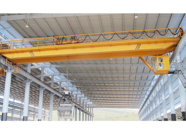 As séries de QZ agarram a certificação do ISO de Crane Double Girder With Trolley da ponte aérea da cubeta