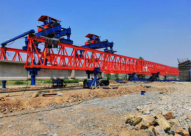 Guindaste de lançamento A5 da viga de ponte da estrada de ferro - A7 para pré-fabricou a instalação do feixe
