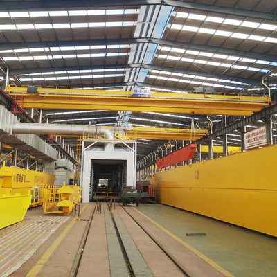 Ponte de viagem aérea de corrida superior Crane Double Girder Electric de 20 toneladas
