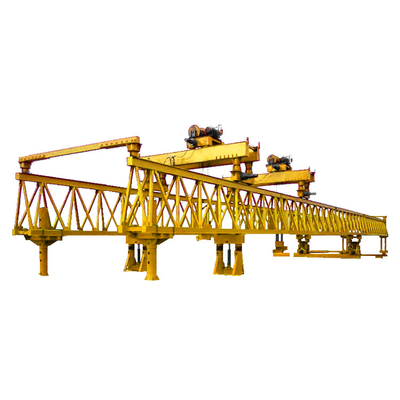 Ereção da ponte de fardo de 100 Ton Beam Launcher Machine Double