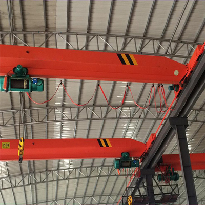 Único monotrilho Crane Warehouse Lifting Equipment aéreo do feixe 30m
