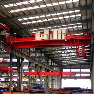 Crane Reliable Double Girder Traveling aéreo magnético elétrico estável 30m