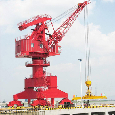 Equipamento elétrico portal bordejando nivelado do guindaste 380V do porto móvel