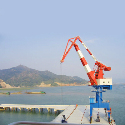 Único controle 10m da cabine de Jib Harbour Loading Portal Crane 380V