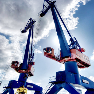 Relação 380V de Jib Type Harbour Portal Crane quatro