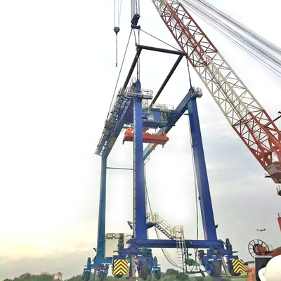 viga do dobro da fonte de Container Crane 500t Electric Power do modelo de 22m RTG