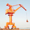 Doca móvel 80t de Crane Shipyard Container Jib Luffing do portal do porto