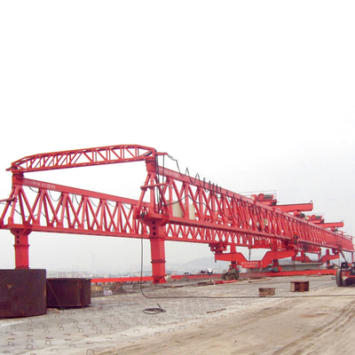 Uso 5m da construção de 100 Ton Girder Launcher Crane Railway/Min For Highway
