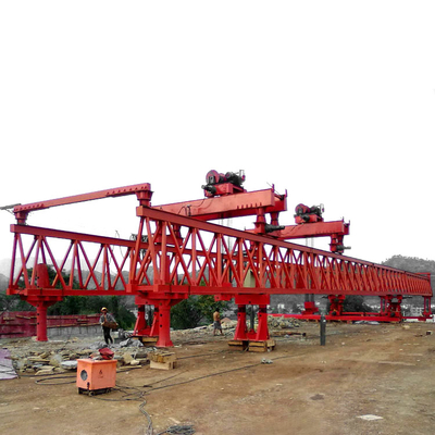 Uso 5m da construção de 100 Ton Girder Launcher Crane Railway/Min For Highway