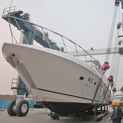 Customizado All Tons Travel Lift Crane 30m para manutenção de barcos e iates 380V