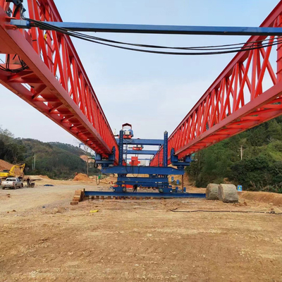 Guindaste lançador de ponte para montagem de viga treliçada dupla de fornecedor de fábrica de 100 toneladas