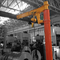 Bom assoalho padrão da planta - montou Jib Crane For Industrial Lifting