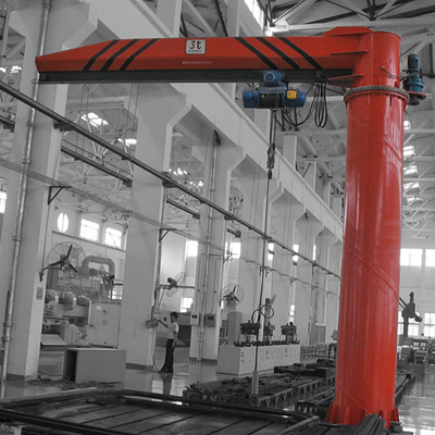 Eficiência pendente de controle de fio de piso montado Jib guindaste para manuseio de material