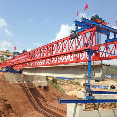 Lançador de alta velocidade Crane Bridge Girder Erection Machine da estrada de ferro 50M